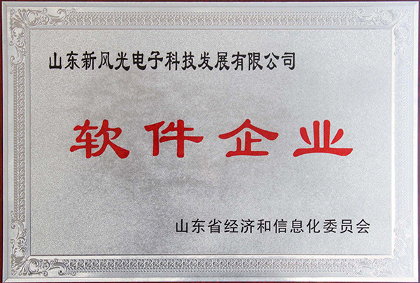 乐动网页版电子公司顺利通过2013年山东省软件企业认证